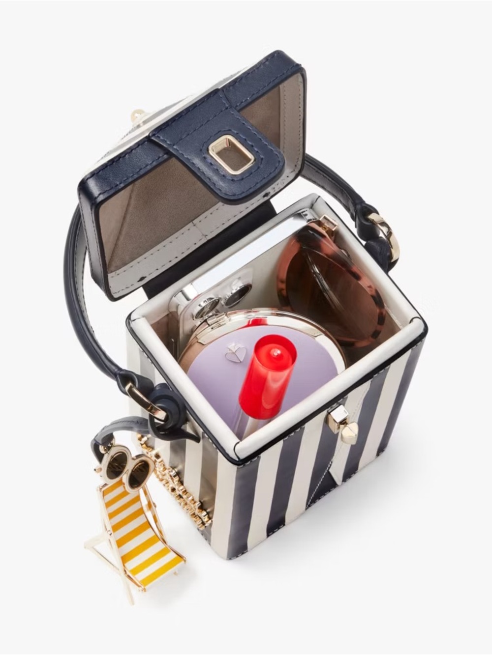 Kate Spade Sunkiss Cabana Tent Bag 3D Novelty Crossbody Rare Collectible - Picture 15 of 15